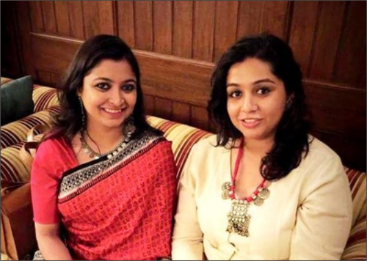 Saika(L) and Tisha(R), Calcutta