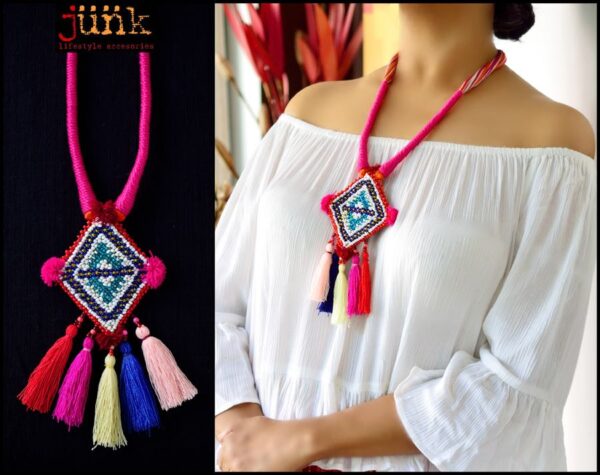 KUTCHI BEADED PENDANT